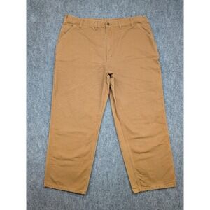 Carhartt B11-BRN 44x30 Fit 42x30 Pants Canvas Brown Carpenter Loose Original Fit